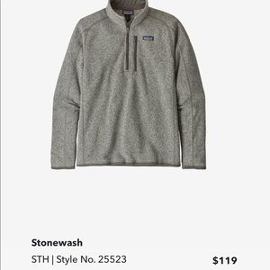 Patagonia Men's Better Sweater® 1/4-Zip Fleece